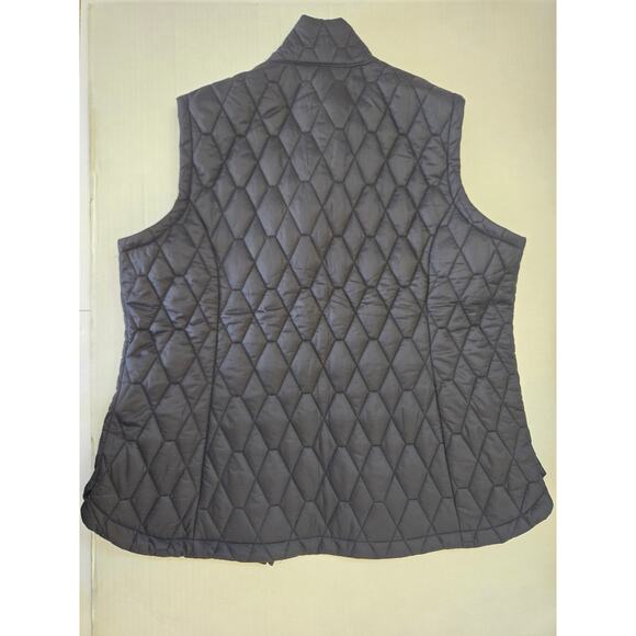 Free Country Women's Zip Up Diamond Quilted Puffer Water Resistant Vest | XL - Picture 5 of 5